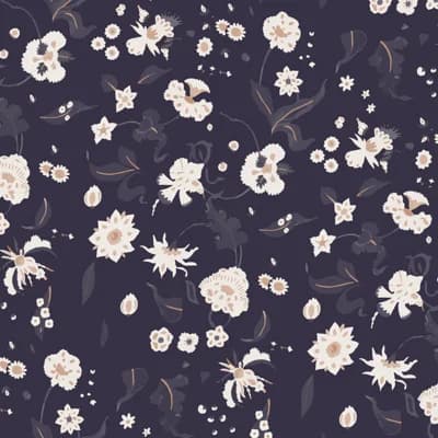 Nomad Floral Bliss 10' L x 24" W Peel and Stick Wallpaper Roll — Currant
