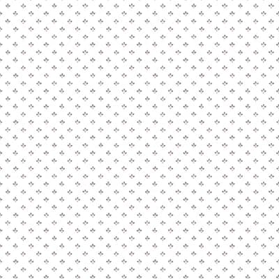 Just Kitchens Tri Leaf Motif 33' L x 21" W Wallpaper Roll — Black,Red