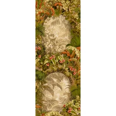 Hispalis Floral Non-Pasted Matte Wallpaper Roll — Khaki