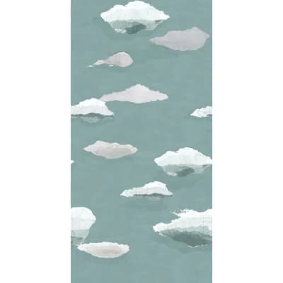 Paule Marrot Non-Pasted Satin Wallpaper Double Roll — Green