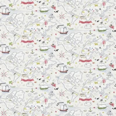 Treasure Map Wallpaper — Vanilla,Multi