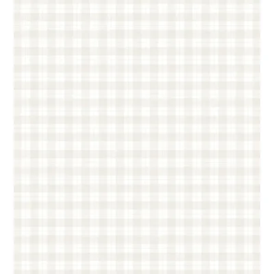 Kolonin Plaid Matte Wallpaper Roll by Sandberg — Beige