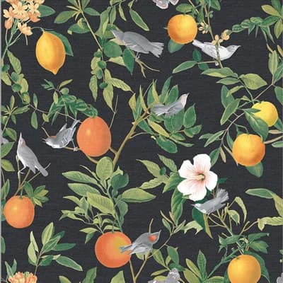 Floral Non-Pasted Satin Wallpaper Double Roll — Umore