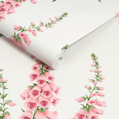 Graham & Brown Foxglove Day Wallpaper — Blue