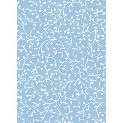 Yuki Osada Floral Non-Pasted Satin Wallpaper Roll by Soicher Marin Studio — Blue
