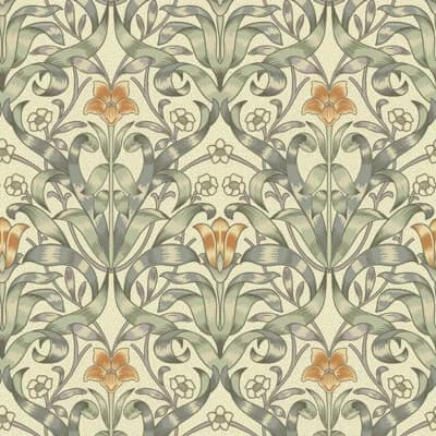 Ribbon Lily - Wallpaper — Pale Herb