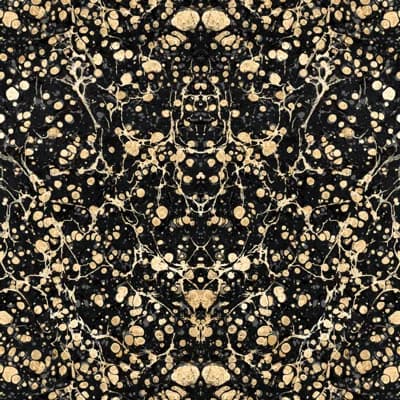 Abra Golden Splatter 10' L x 24" W Wallpaper Roll — Black;Gold