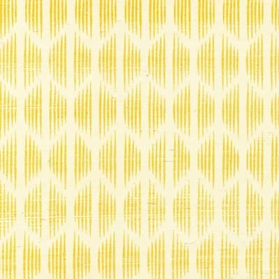 Schumacher x David Oliver Ovington Sisal Wallpaper — Yellow