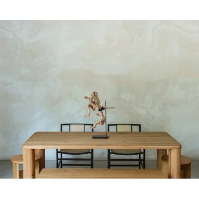 Abstract Matte Wall Mural by Victoria Rose Park — White;Gray