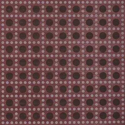 Schumacher X Backdrop Puntini Sisal Wallpaper — Purple