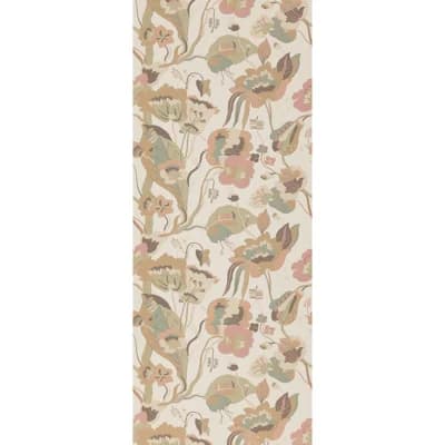 Signature 32.97' L x 26.97" W Wallpaper Roll — Ivory,Brown