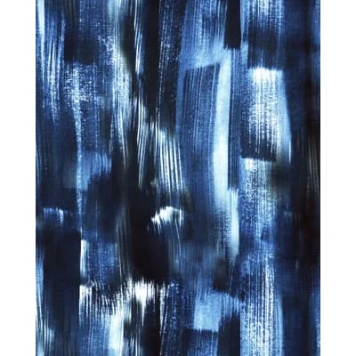 Indigo Addiction Abstract Non-Pasted Matte Wallpaper Roll — Indigo,White