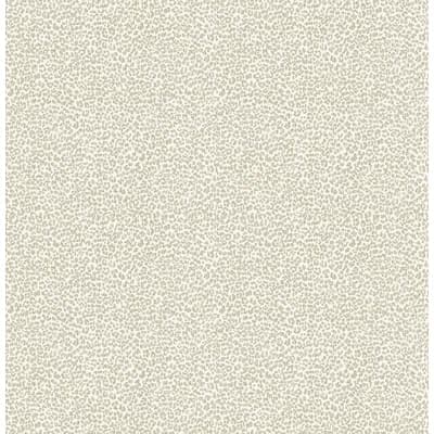 Soul Indigo Animal Print Wallpaper — Gold