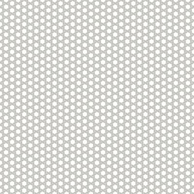 Into The Wild Collection Metallic Geometric Hex 33' L x 21" W Wallpaper Roll — Gray