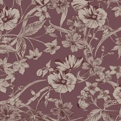 Laura Ashley Summerhill Pale Blackberry Removable Wallpaper — Pale Blackberry