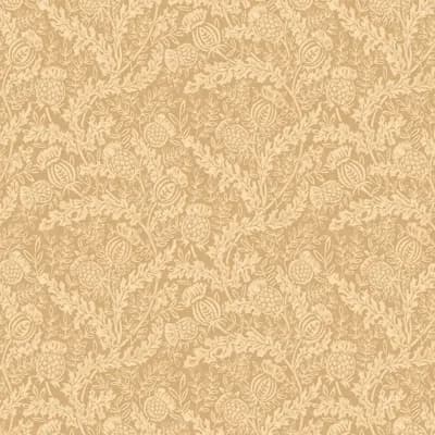 Print Club Mulberry Thistle 32.81' L x 27.56" W Wallpaper Roll — Parchment