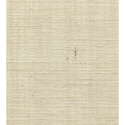Organic Burlap Fabric Matte Wallpaper Roll — Cloud