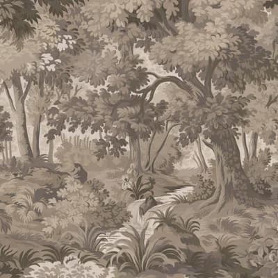 ARBOREA Wallpaper - Earth 9'10" - full height wallpaper — Brown