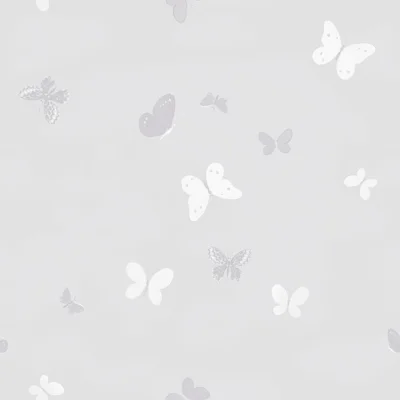 Paule Marrot Non-Pasted Satin Wallpaper Double Roll — Tonal Gray
