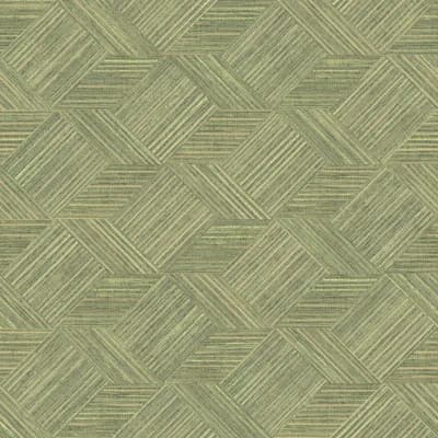 Evergreen Wallpaper, Grassy Tile — Green