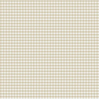 Little Explorers 2 Two Tone Gingham Wallpaper Roll — Beige