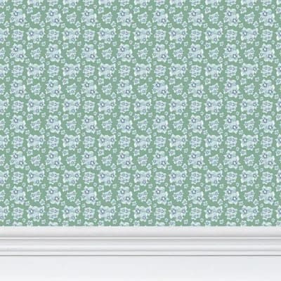 Cottage Garden Luxury Wallpaper — Copper
