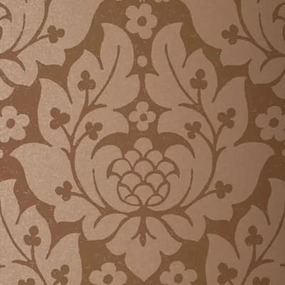 Fiore Damask Wallpaper — Mocha