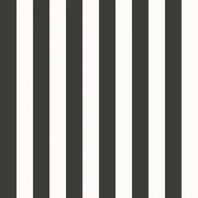 Style Sisters Classic Thin Stripe Design Wallpaper Roll — Black