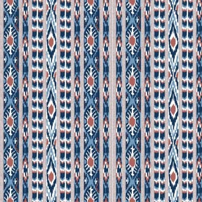 Origen Dos Geometric Wallpaper Roll — Azul