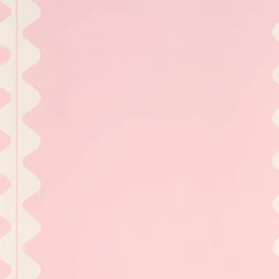 Ric Rac Wallpaper — Rose Quartz