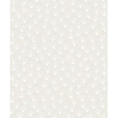 Gray Resource Geometric Non-Pasted Wallpaper Roll — Dove