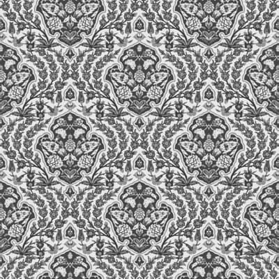 Nomad Ottoman Small 10' L x 24" W Wallpaper Roll — Turquoise