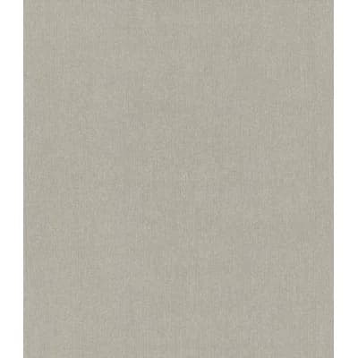 Striped Vinyl Non-Pasted Wallpaper Roll — Graphite