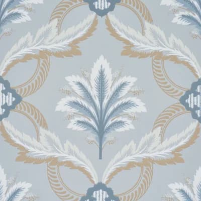 Front Waltz Wallpaper — Blue