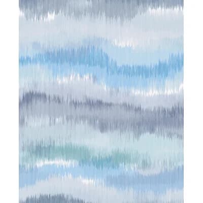 Luxe Haven Ikat Waves Peel and Stick Wallpaper — Lakeside