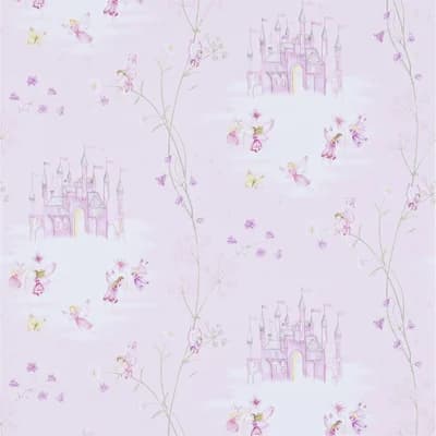 Fairy Castle Wallpaper — Pink