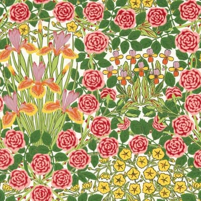 Bedford Park Campanula Wallpaper — Autumn Garden