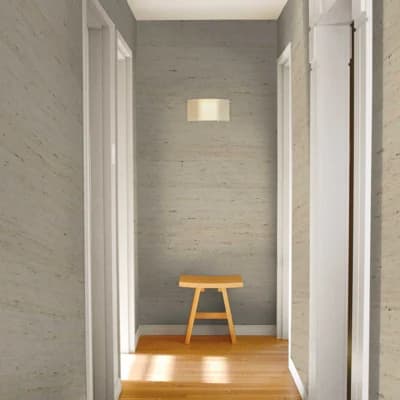 Arrowroot Weave Authentic Grasscloth Wallpaper — Tan