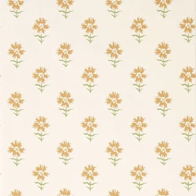 Henry Holland Floral Non-Woven Wallpaper Double Roll — Neptune Green