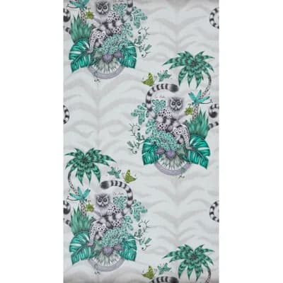 Animalia 5.5' L x 20.5" W Wallpaper Roll — Jungle