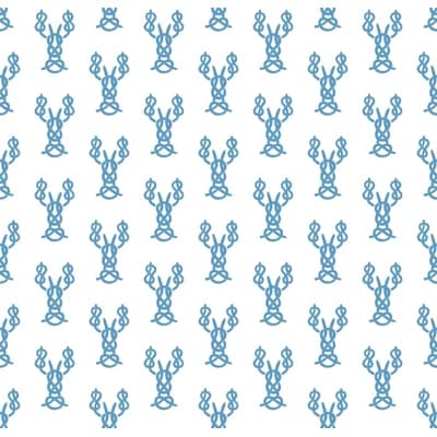 Nautical Lobster Knots 10' L x 24" W Wallpaper Roll — Green