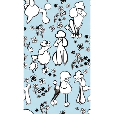 Non-Pasted Satin Wallpaper Double Roll by Yuki Osada — Blue