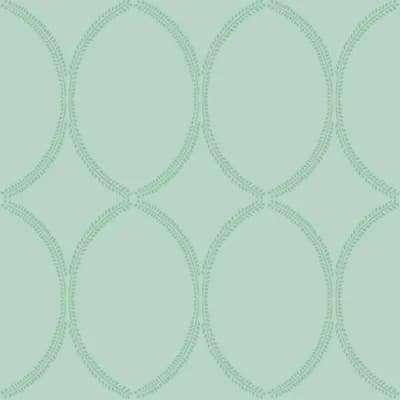 Hutton B 33' L x 20.5" W  Wallpaper Roll — Green