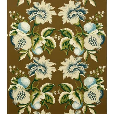 Jessup 36' L x 24" W Wallpaper Roll — Sepia,Indigo