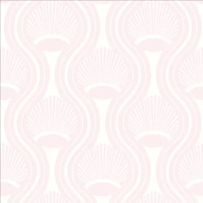 Riviere 10' L x 24" W Wallpaper Roll — Pink