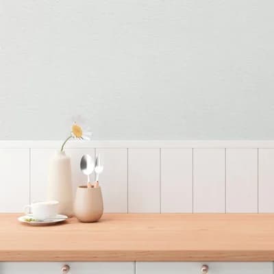 Hygge Home Collection Soft Plain Wallpaper Roll — Blue