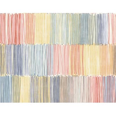 Abstract Grass Cloth Non-Pasted Wallpaper Roll — Red,Yellow,Blue