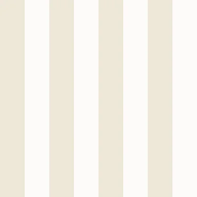 Style Sisters Classic Medium Stripe Design Wallpaper Roll — Cream