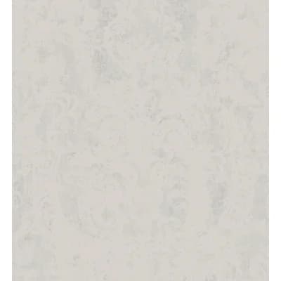 Cerra Collection Arabesco Damask Design Wallpaper Roll — Cream