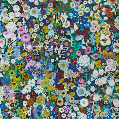 Woodstock 9.84' L x 70.8" W Wallpaper Roll — Purple,White,Black